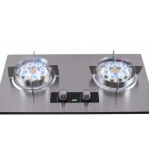 Gas Stove 2 burner Stainless Steel with Timer